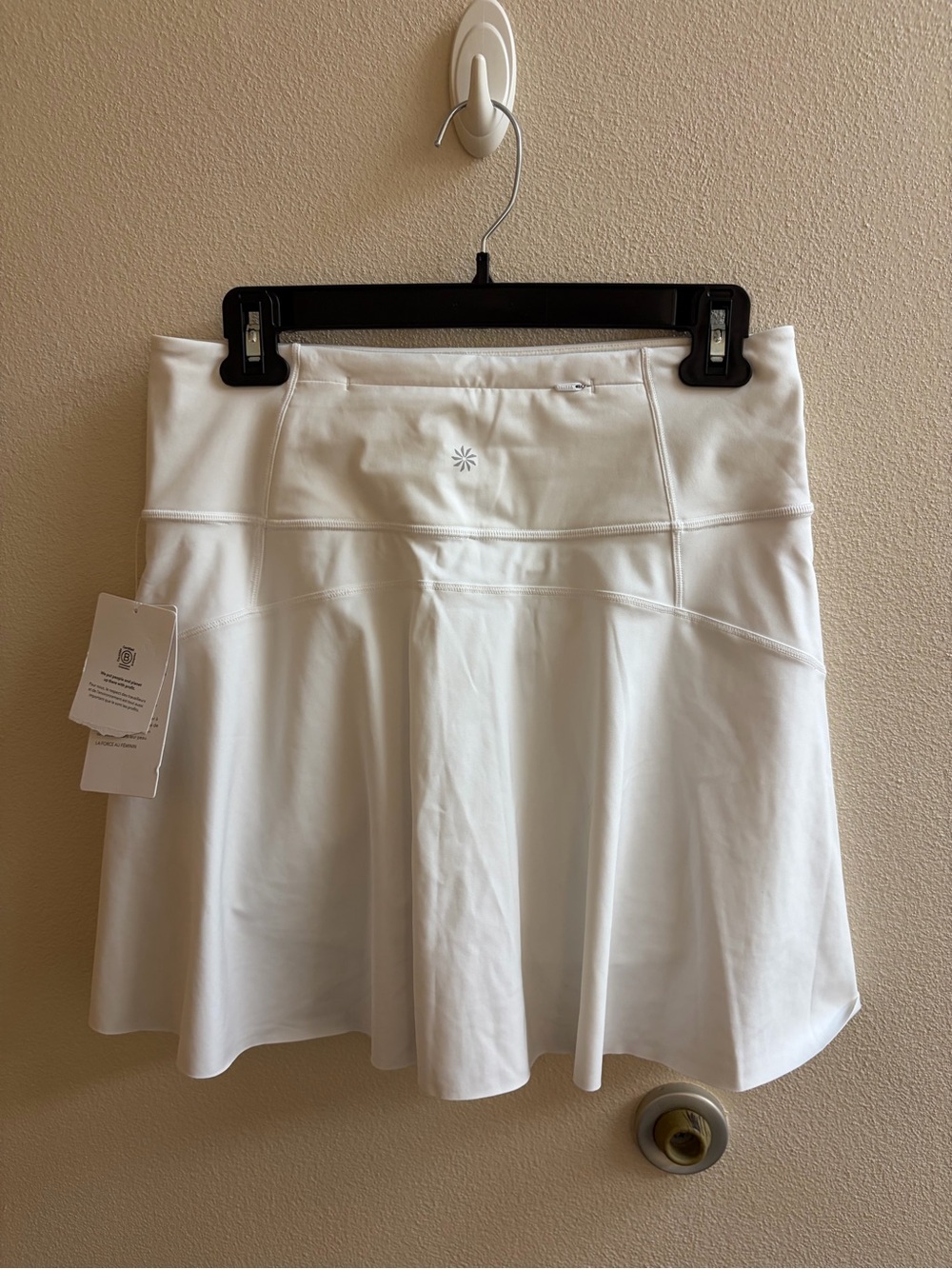 NWT White Ace Tennis Skort 15.5”